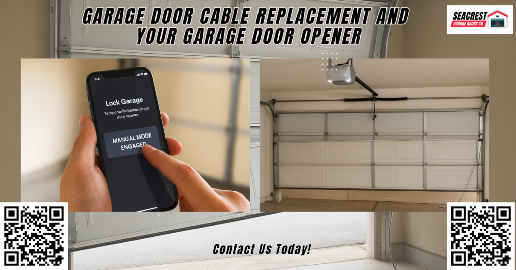 Garage Door Cable Replacement and Your Garage Door Opener