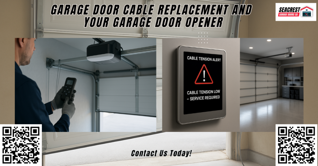 Garage Door Cable Replacement and Your Garage Door Opener - Seacrest Garage Doors Co.