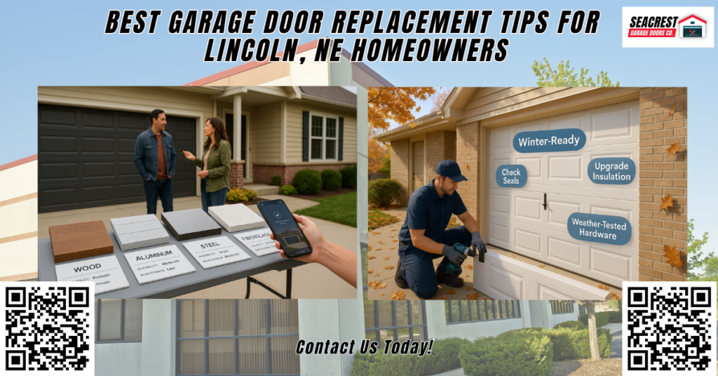 Best Garage Door Replacement Tips for Lincoln, NE Homeowners