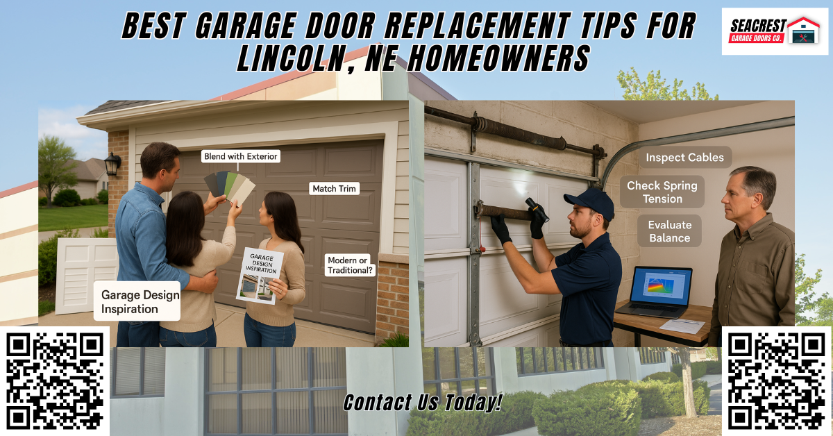 Best Garage Door Replacement Tips for Lincoln, NE Homeowners - Seacrest Garage Doors Co.
