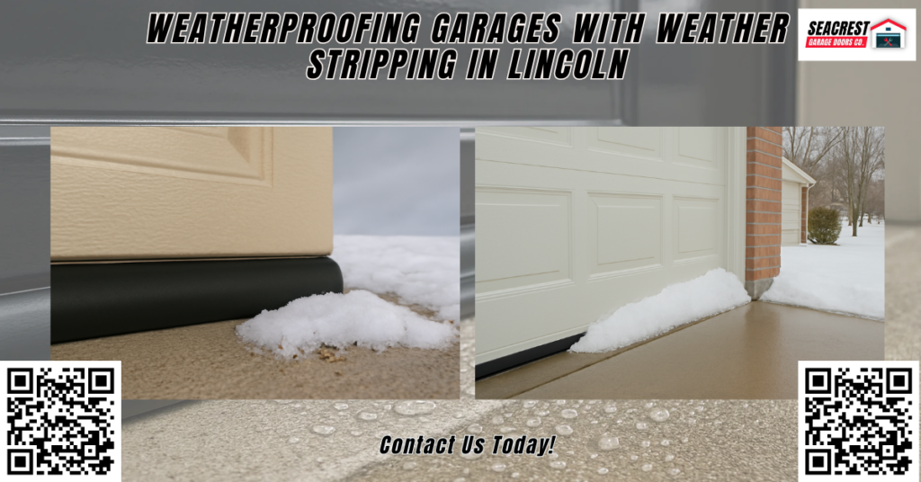Weatherproofing Garages with Weather Stripping in Lincoln - Seacrest Garage Doors Co.