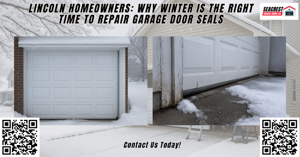 Lincoln Homeowners: Why Winter Is the Right Time to Repair Garage Door Seals
