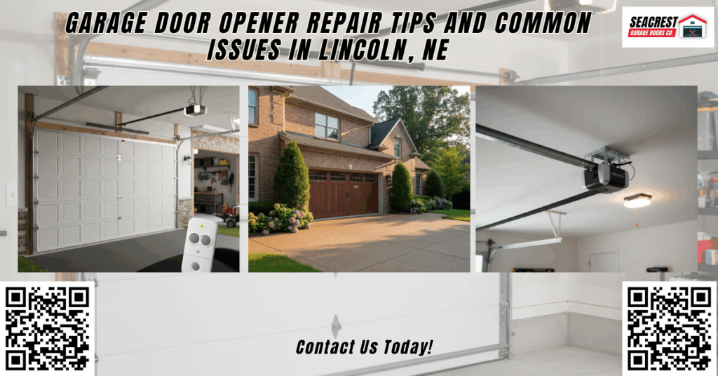 Garage Door Opener Repair Tips and Common Issues in Lincoln, NE - Seacrest Garage Doors Co.