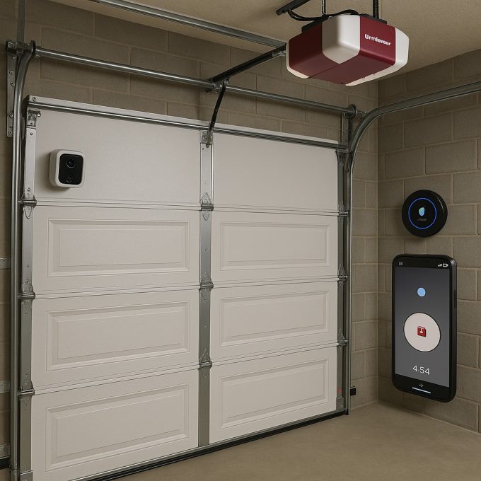 Sensors that stop the door if an object is detected insulated garage doors with smart garage opener